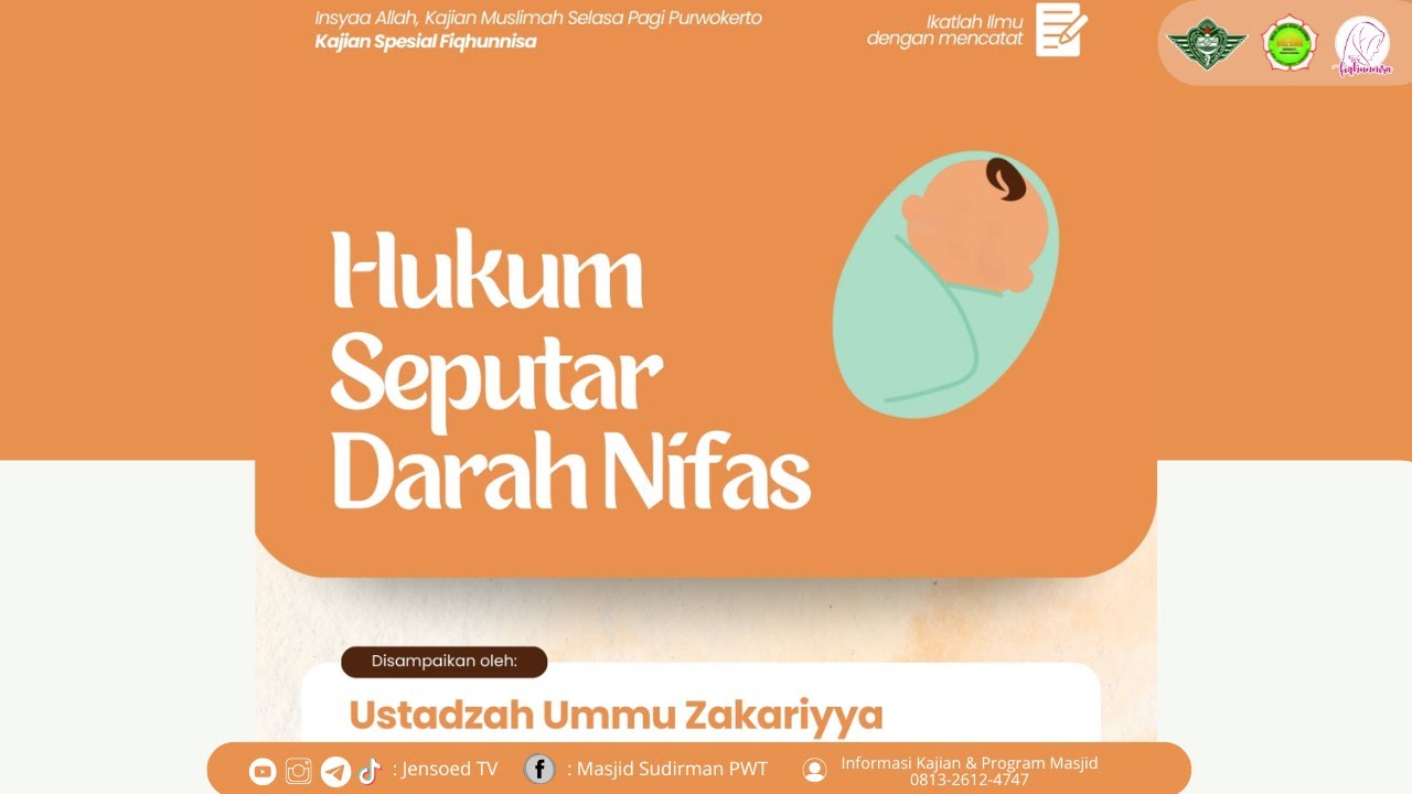 Hukum Seputar Darah Nifas | Ustadzah Ummu Zakariya