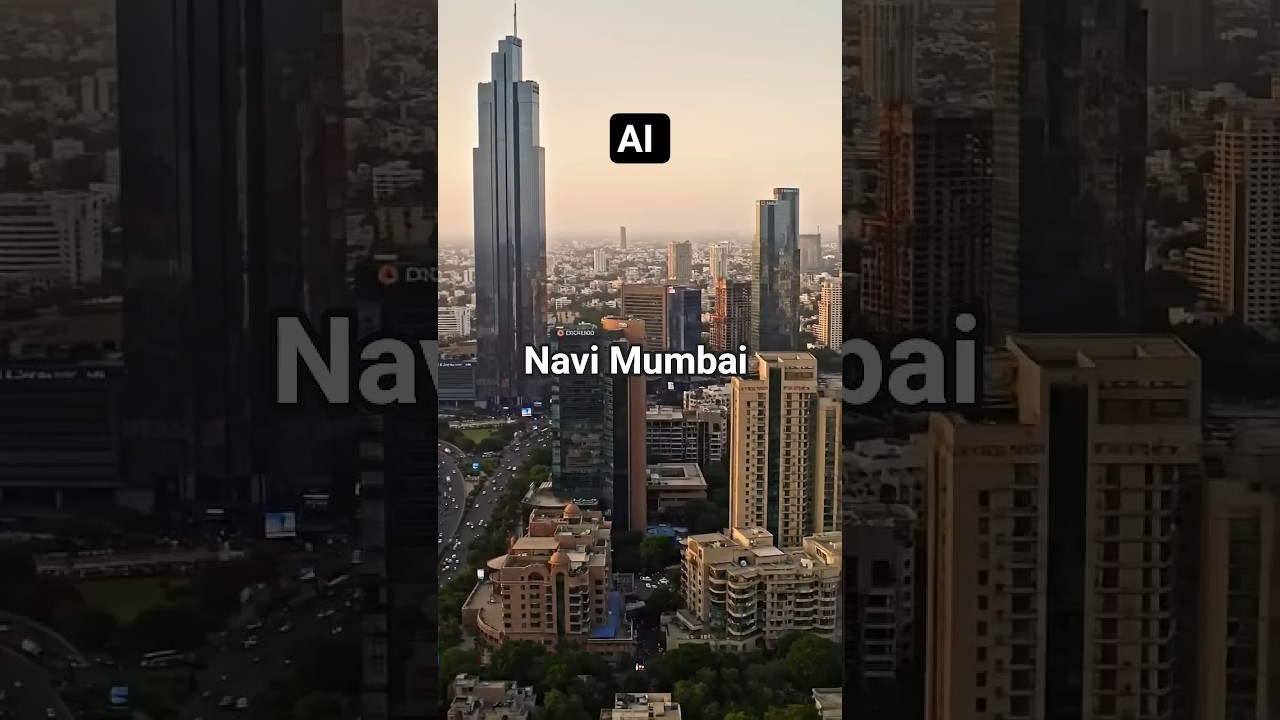 #Navi Mumbai Like Never Before | Stunning Skyline & Drone View 2025