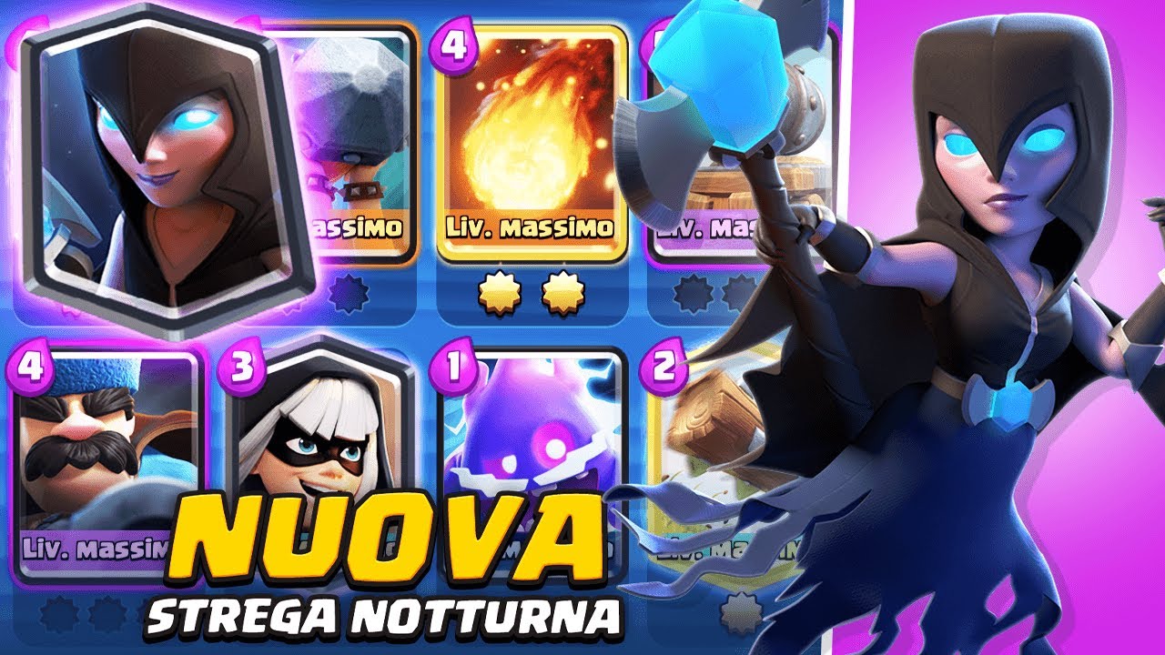 Proviamo la *NUOVA* Strega Notturna! Clash Royale ITA!