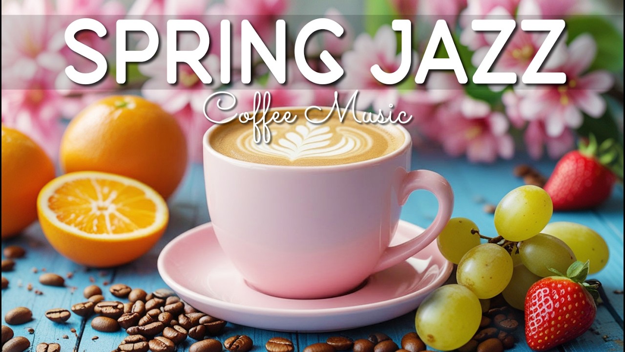Positive Spring Jazz ☕ Relaxing Jazz Music & Gentle Bossa Nova Piano for Great Mood