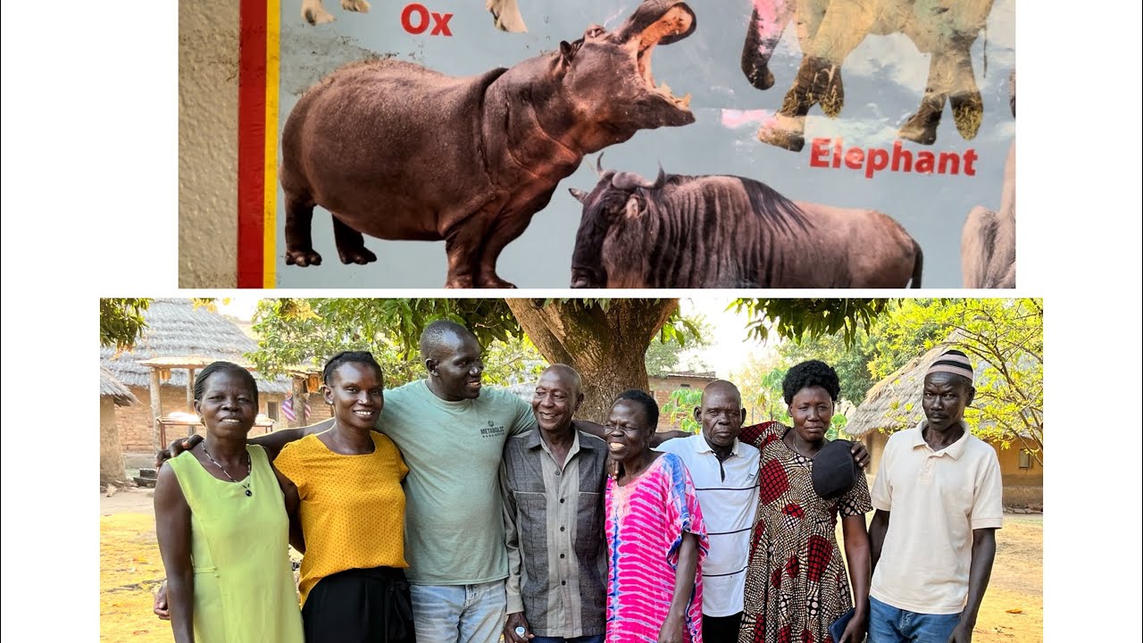 Eating HIPPO meat 🦛🍽️  Family time in ADJUMANI #food #village