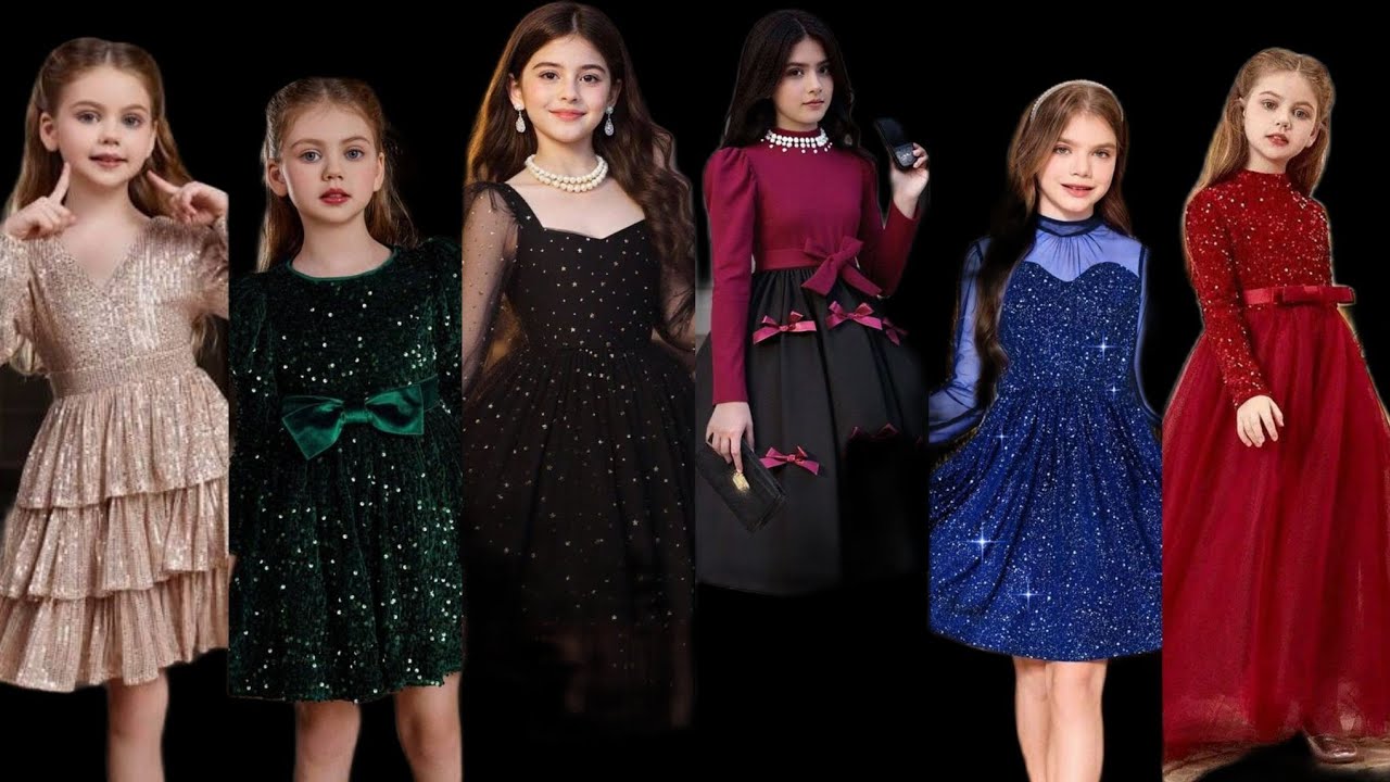 Baby Girl Fancy frock Designs 🔥🎀💕#cute outfits ☃️#viral video