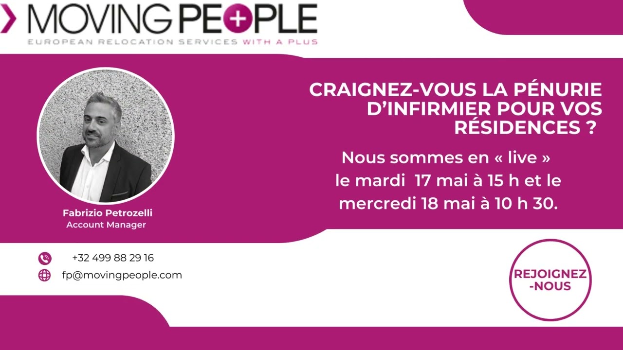 WEBINAIR Moving Peole | Recruter du personnel infirmier est devenu presque mission impossible ?