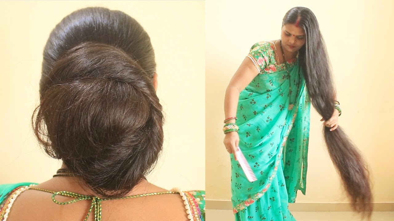 DIY Big Hair Bun Drop | How to: Detangle & Brush Long Straight Hair | DIY Damage Free Hair Brushing.