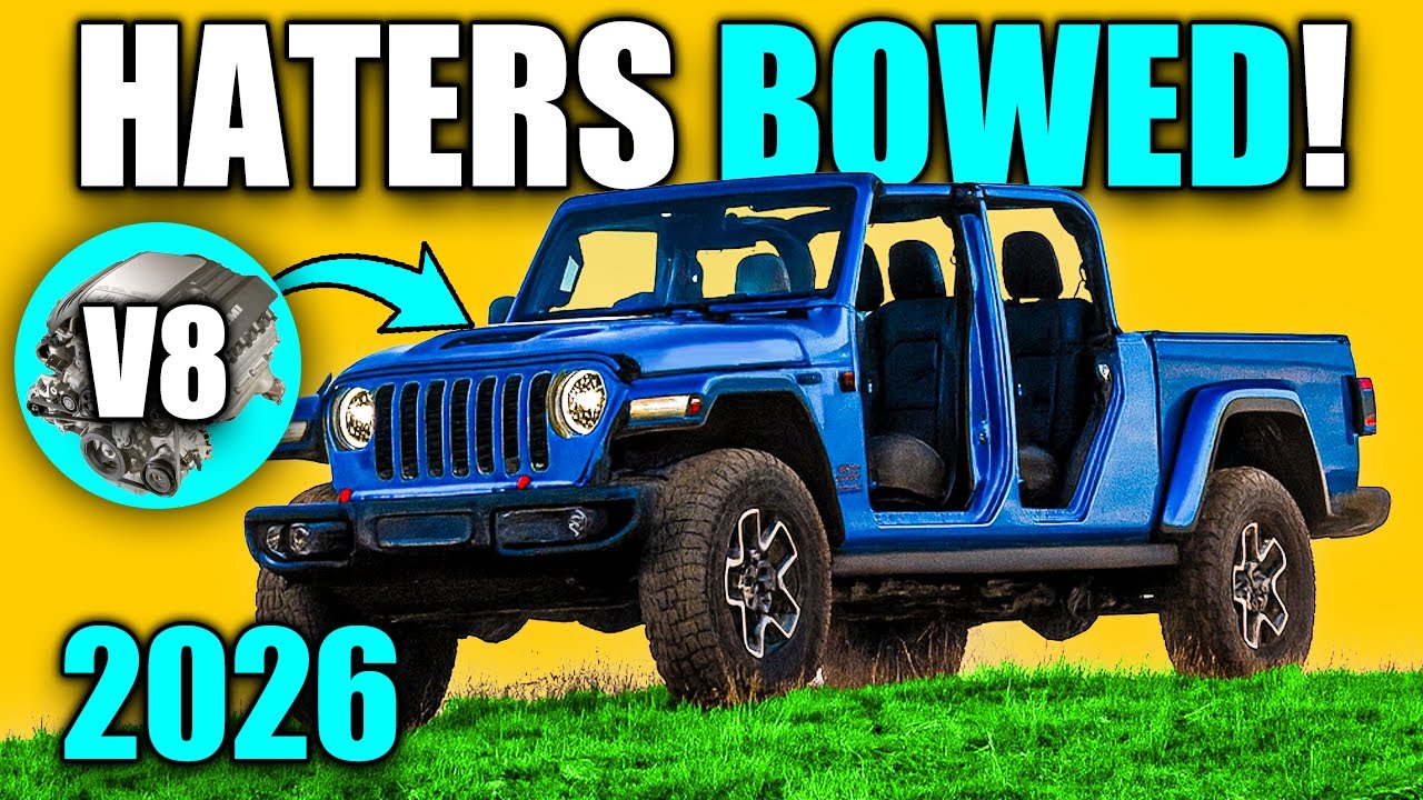 All-New V8 Engine for 2026 Jeep Gladiator Turns Jeep Haters Into CHEERLEADERS!