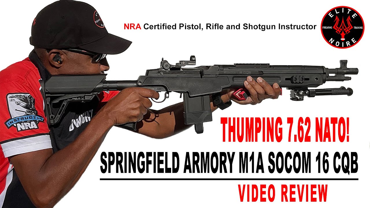 M1A SOCOM 16 CQB с коллиматорным прицелом Vortex Venom — обзор от Elite Noire Firearms Academy — ...
