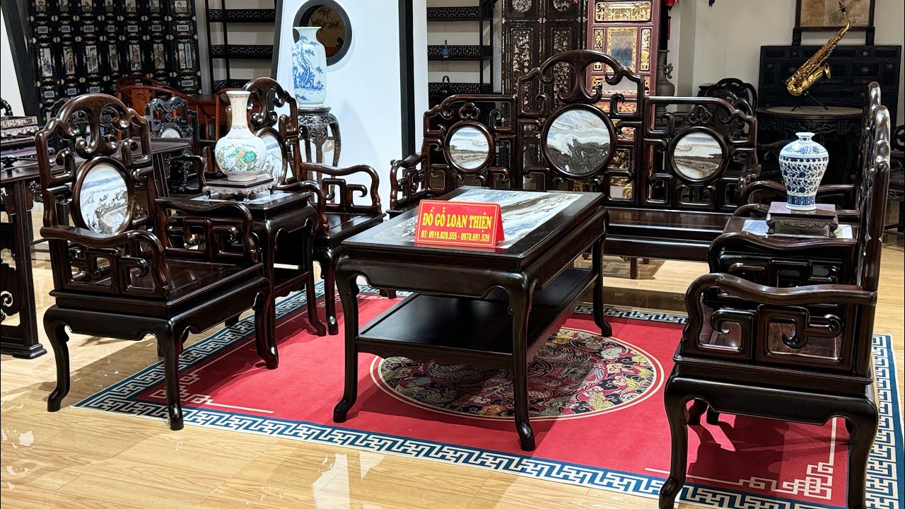 Bộ ghế móc mỏ gỗ trắc đẹp Nhất Việt Nam