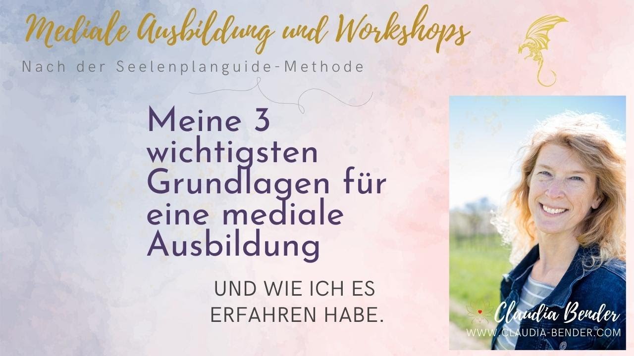 Die 3 wichtigsten Grundlagen einer Ausbildung zum Medium