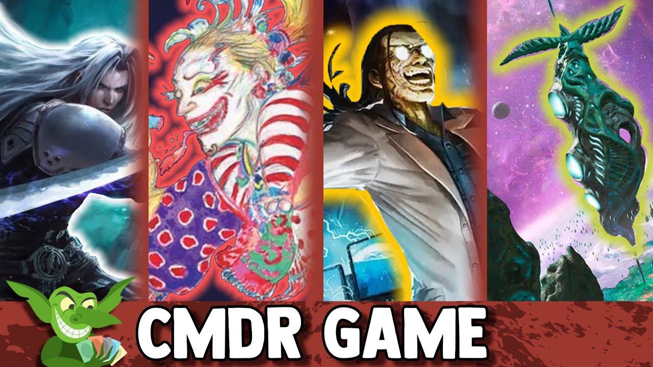 Sephiroth, Fabled SOLDIER VS Kefka, Court Mage VS Professor Hojo VS Hearthhull commander gameplay