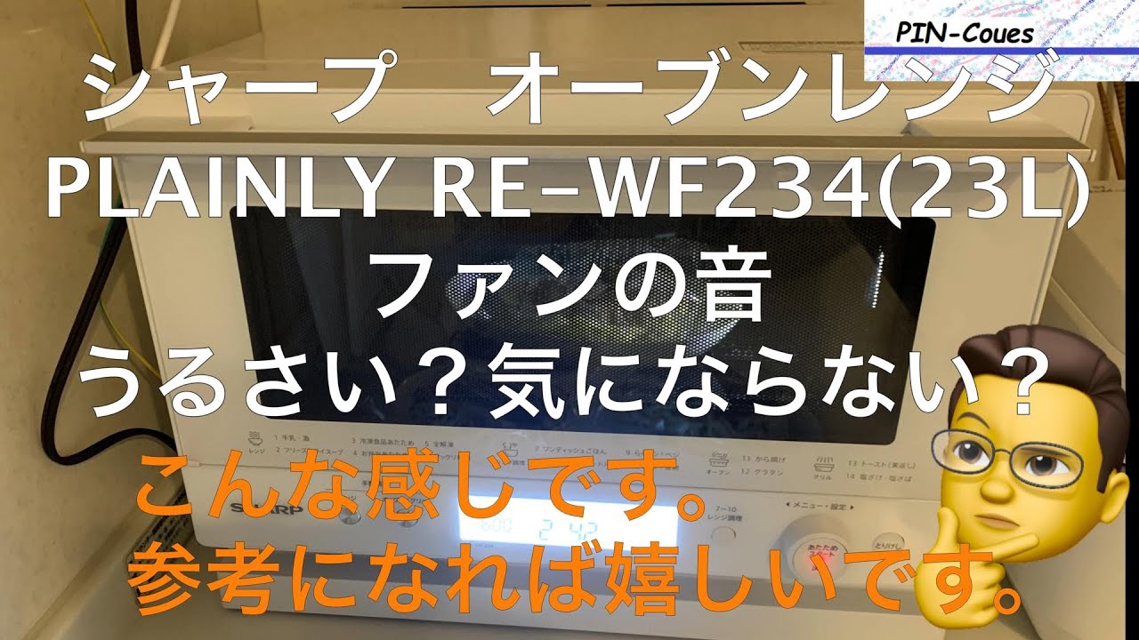 シャープ　プレーンニーPLAINLY うるさいの？どうなの？参考動画