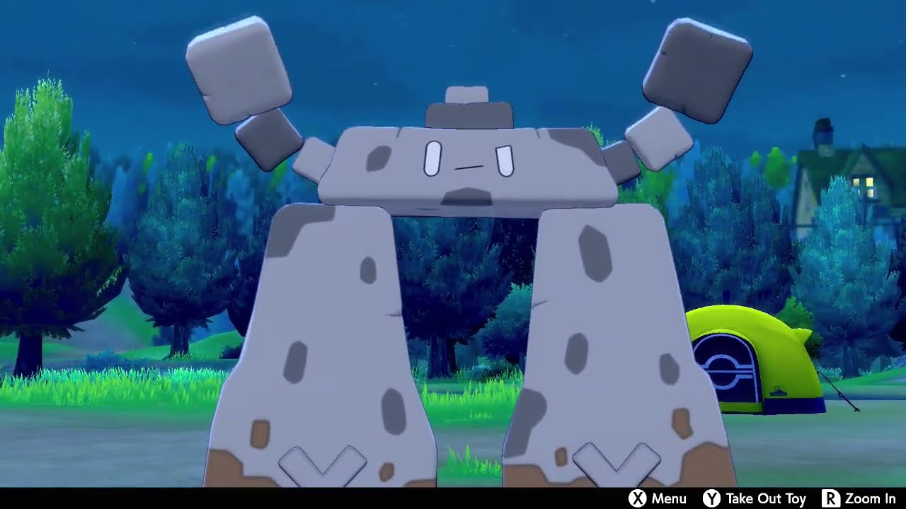 Stonjourner In Camp - Pokemon Sword & Shield