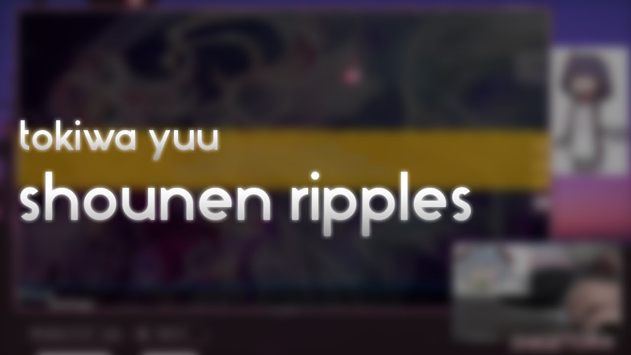 tokiwa yuu - shounen ripples [AR9.5] +HD SS #1