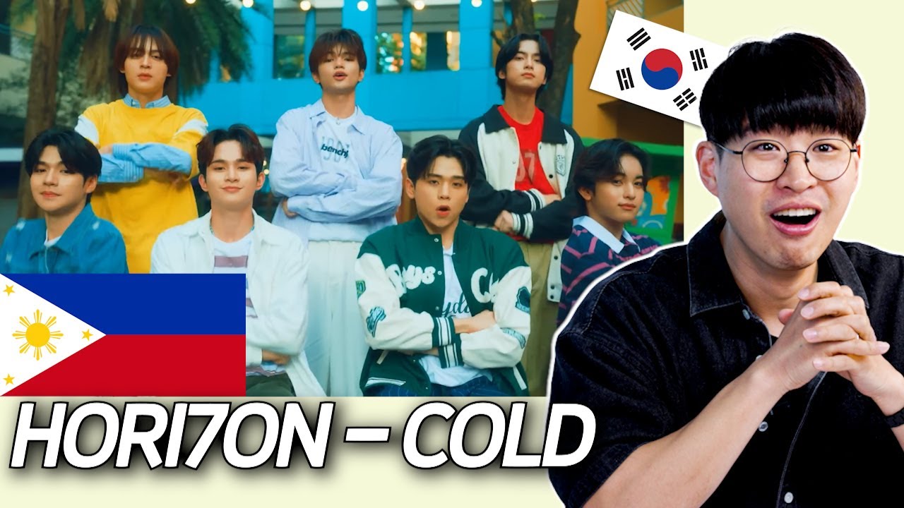청량한 7명의 오빠들이라고!? HORI7ON의 COLD 리액션 [DNA](EN sub)