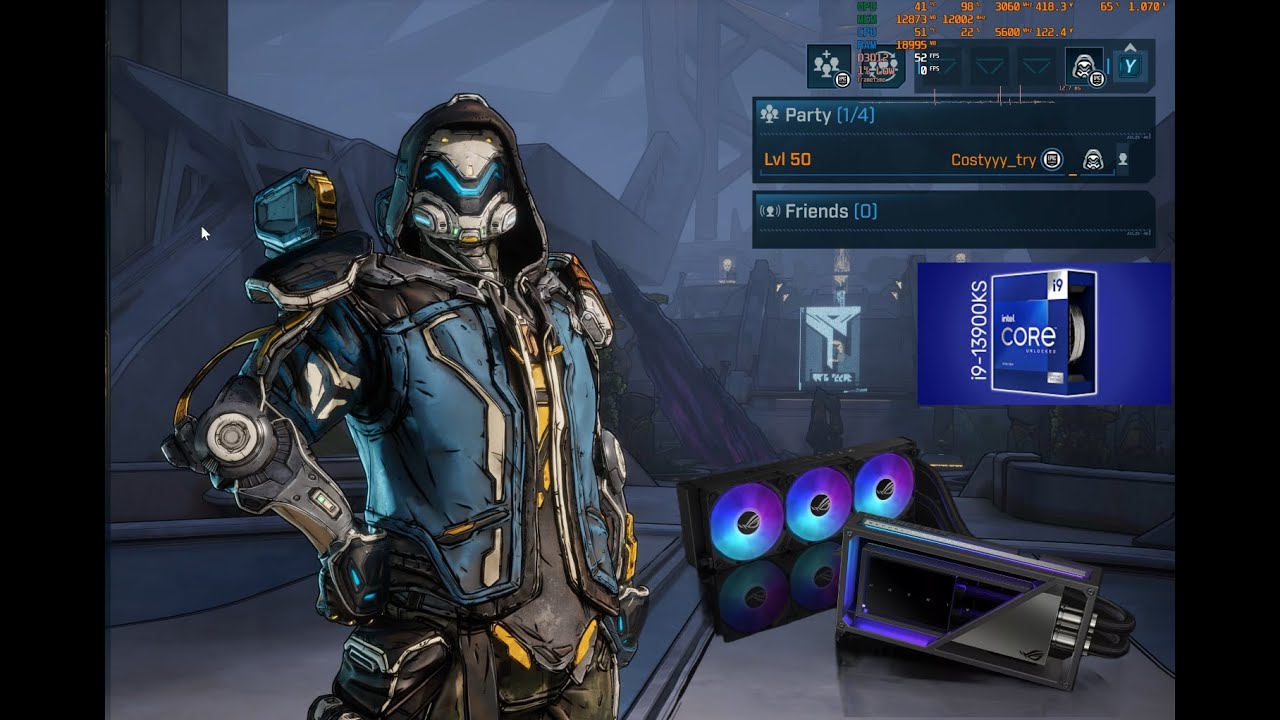 Borderlands 4 4K DLSS Q ASUS MATRIX 4090 INTEL 13900KS
