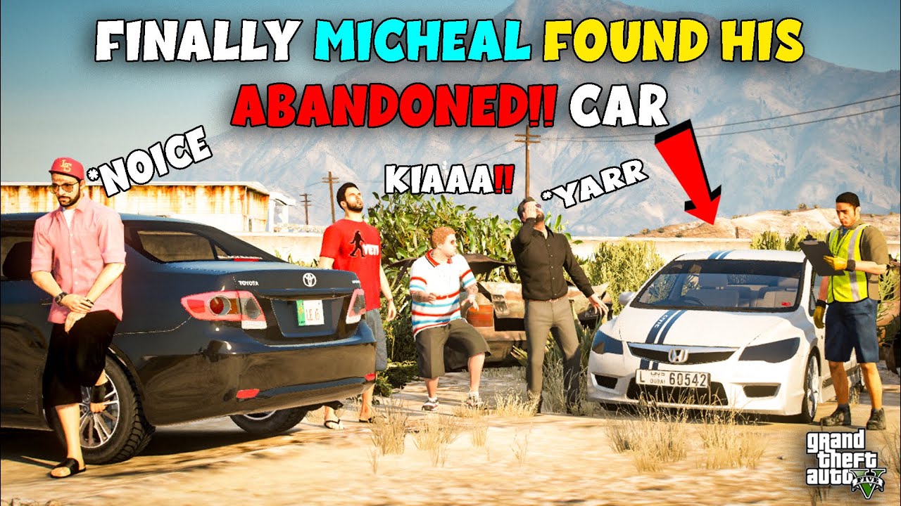 FINALLY MICHEAL FOUND HIS ABANDONED CAR | HONDA CIVIC REBORN | NB - EP #12 | GTA 5 PAKISTAN