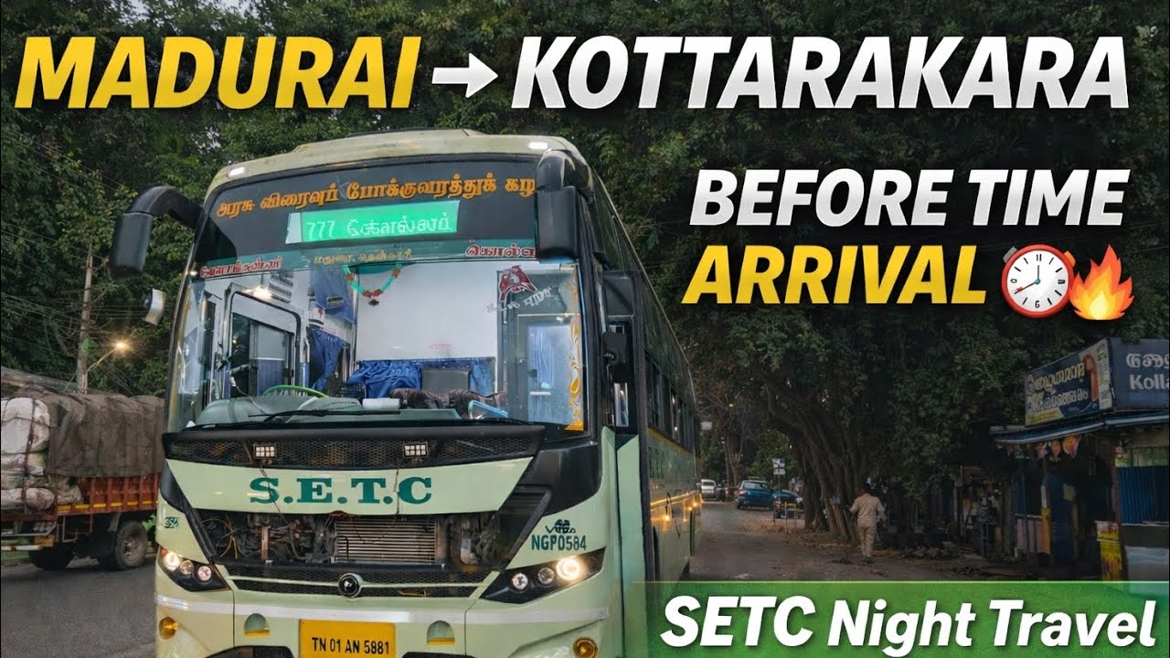SETC വേളാങ്കണ്ണി ➡️കൊല്ലം വരെ പോകാൻ പുത്തൻ വണ്ടി | new Sleeper To KOLLAM |வேளாங்கன்னி கொல்லம் Bus