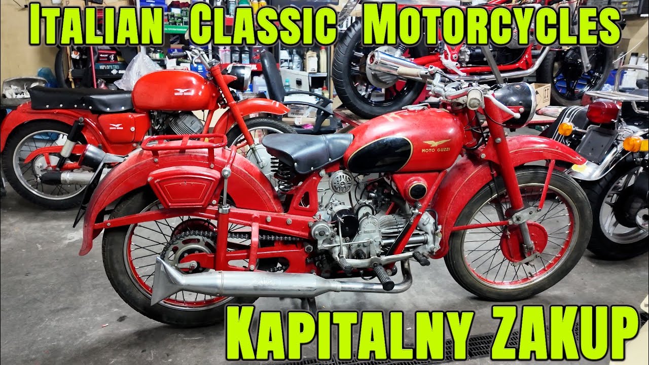 Kupuję Moto Guzzi Astrorino z 1948 roku 😊😊 Tragiczna WTOPA z boczkami WSK DUDEK 😱😱