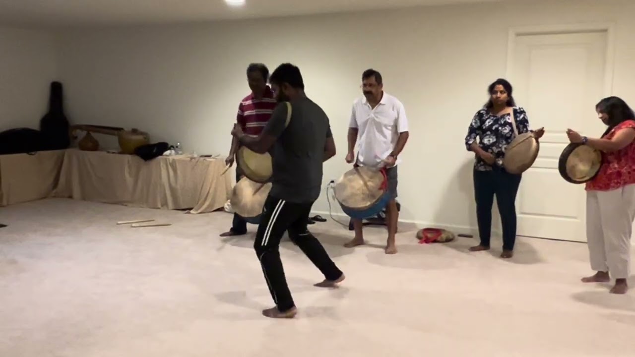 Practice session with Parai trainer Sakthi #parai #sakthi #பறை 