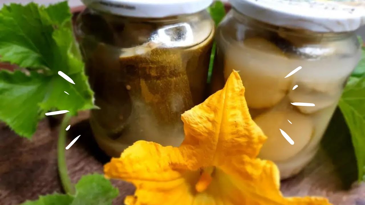 Cukinia w zalewie musztardowej.