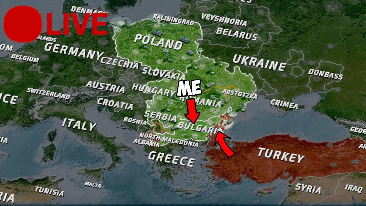 Conflict Of Nations WW3 Live | Flashpoint | Bulgaria & Romania!