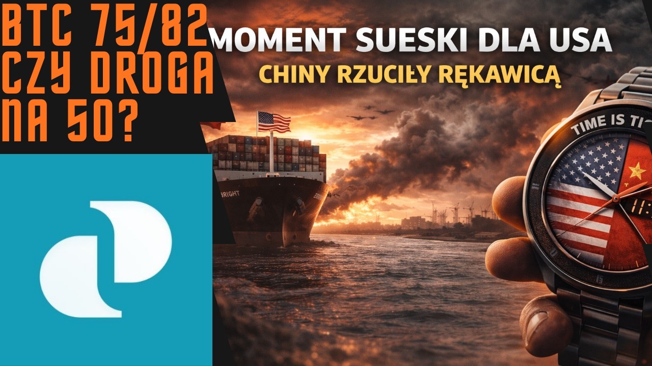 BTC NADAL W FORMIE. 🔥DUAL🔥 Czy To Momenu SUESKI dla USA - Chiny rzuciły rękawicą. A co z EUROPĄ ?