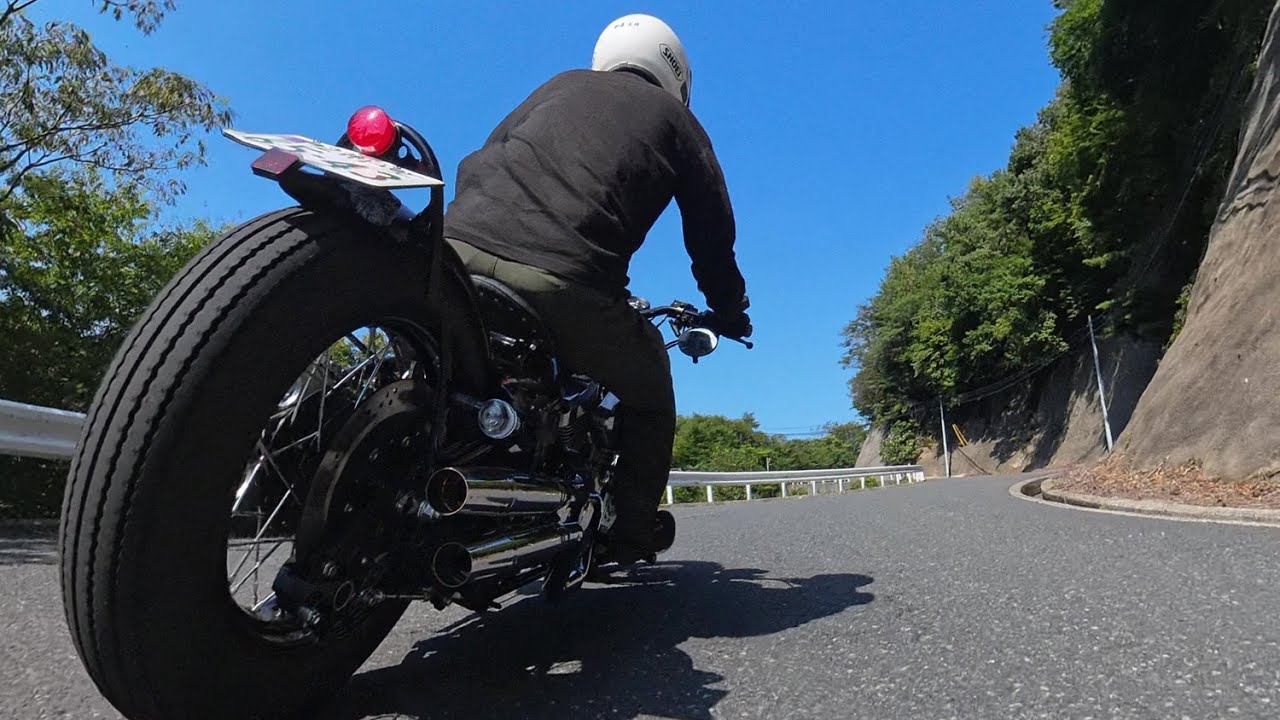 Thunder250と走る丹後半島  碇高原