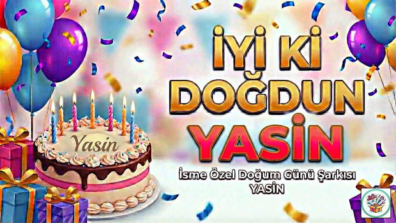 С Днем Рождения YASİN (Ясин) 🎂 Песня с именем Ясин
