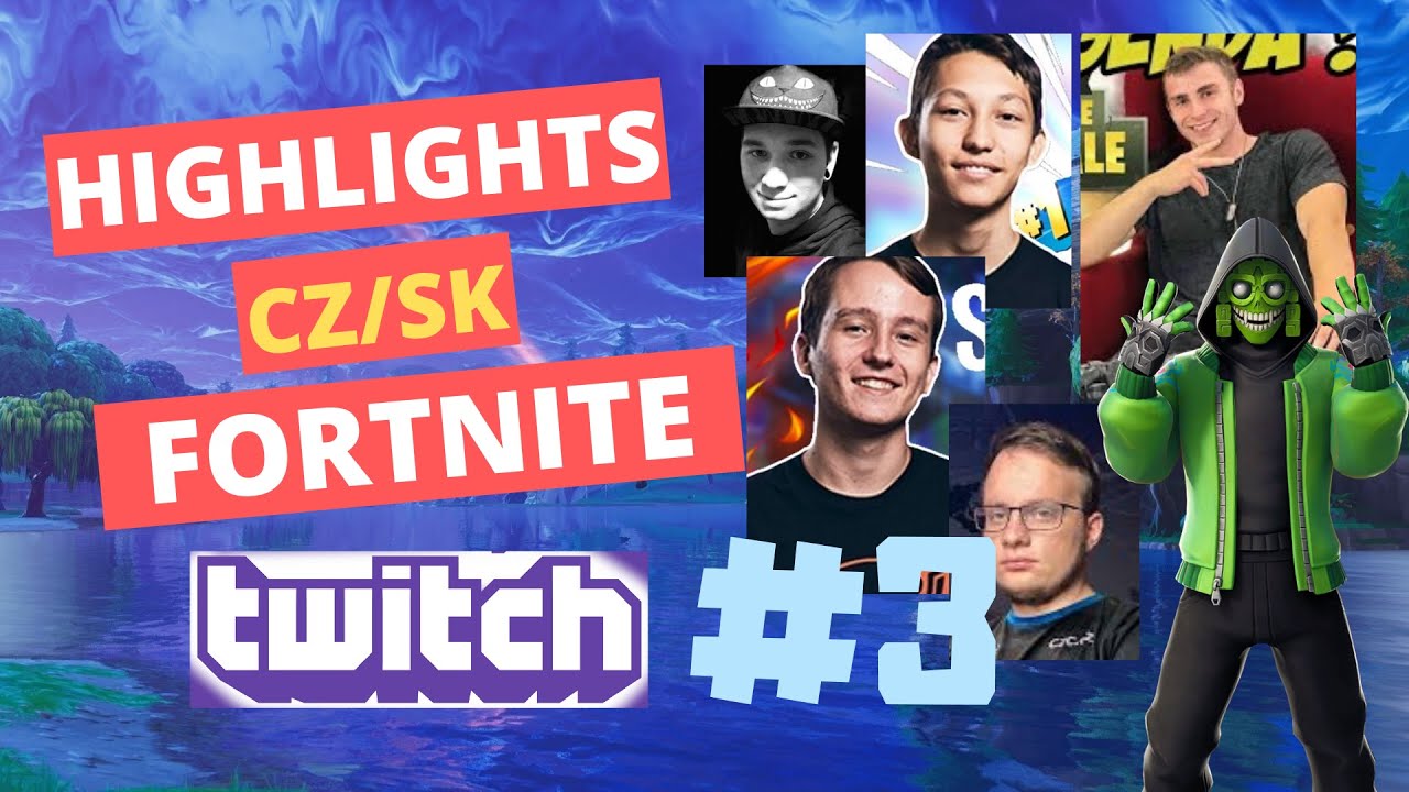 HIGHLIGHTS CZ/SK FORTNITE TWICHE #3 w/Alkan, Marteen, Natalka, Skailer...