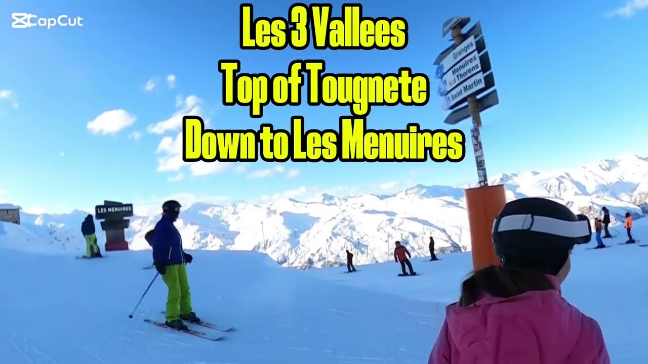 Amazing 17.5km run - ⛷️ Les 3 Vallées – Ski Run Highlights, January 2025