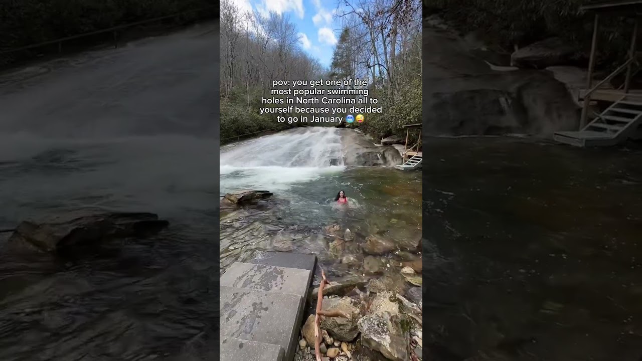 Do you recognize this spot without a crowd? #northcarolina #northcarolinaliving #blueridgemountains
