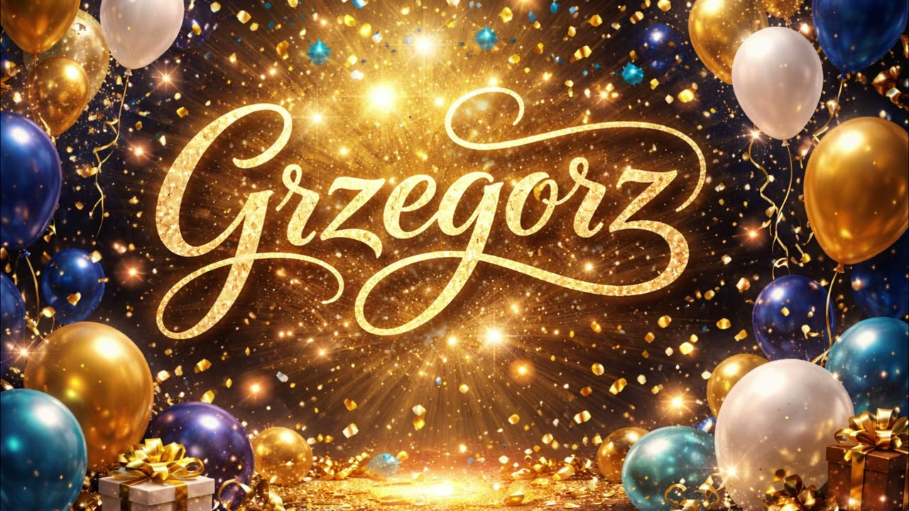 Sto Lat Grzegorz, Grzesiek, Grześ 🎂 | Urodzinowa Piosenka Pełna Życzeń