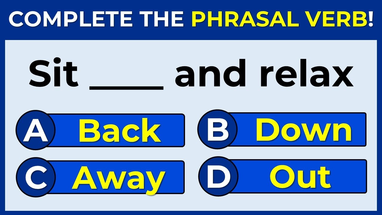 English Phrasal Quiz | Only 1% Can Answer All 30 Questions! – Impossible Challenge