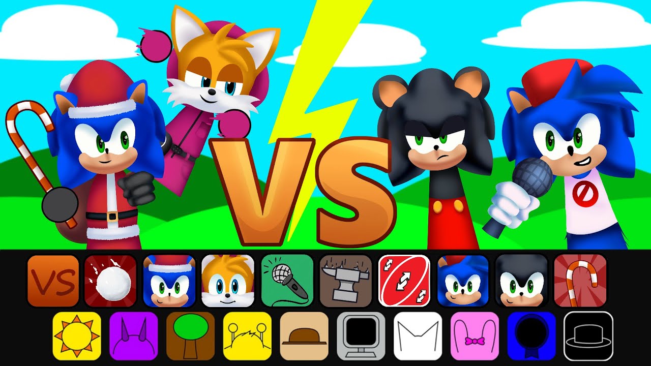 Sonic Sprunki Mod Battles - Christmas Sonic VS FNF / Incredibox Sprunki Part 6