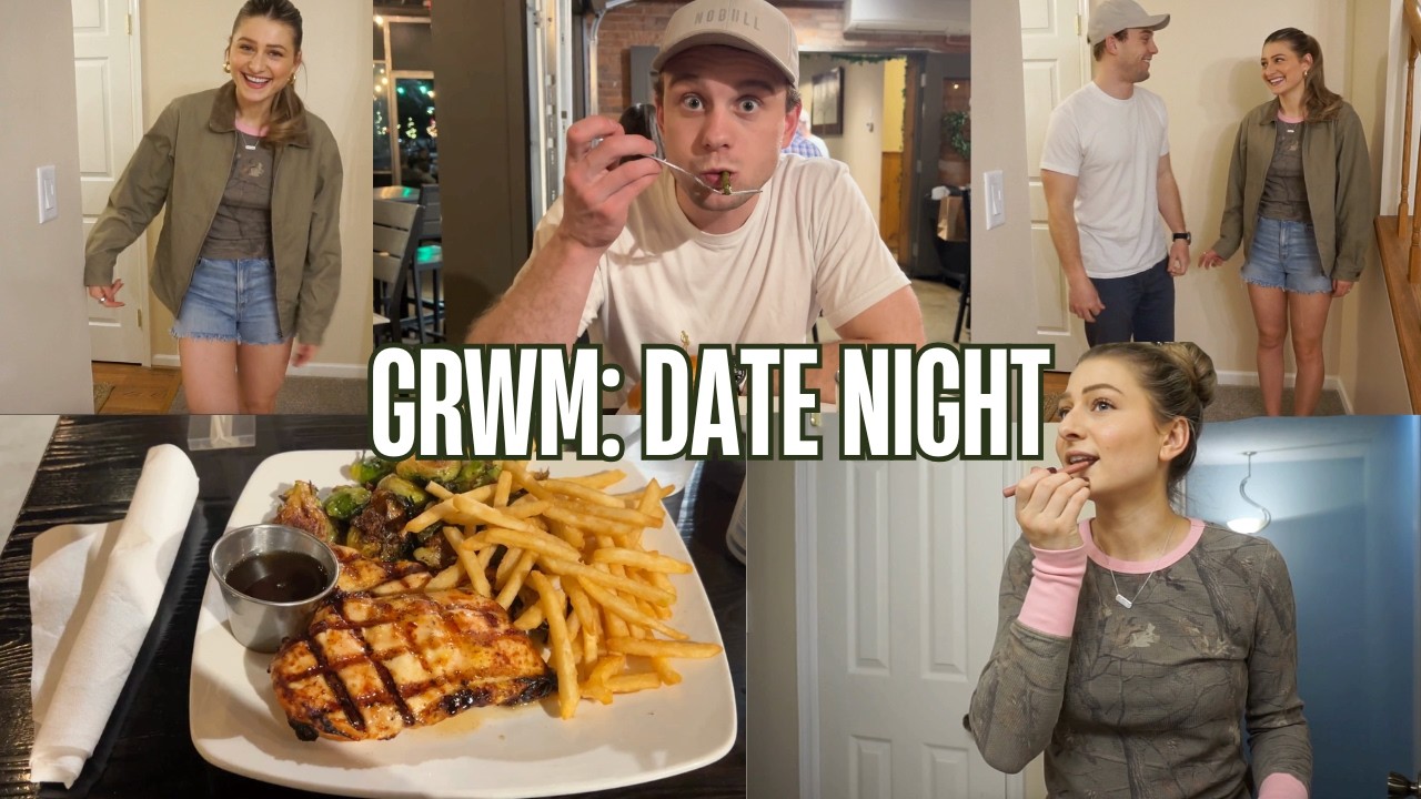 Chill Date Night: Chatty GRWM (makeup, hair, outfit, etc.)
