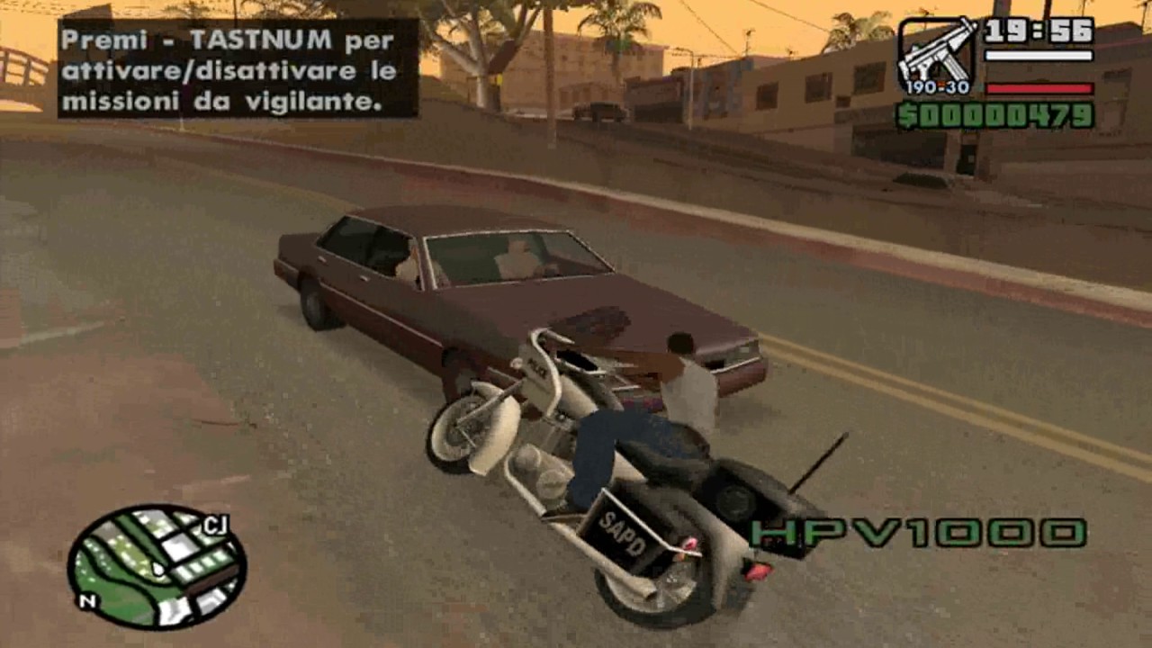 GTA san andreas - Vigilante side mission from beginning