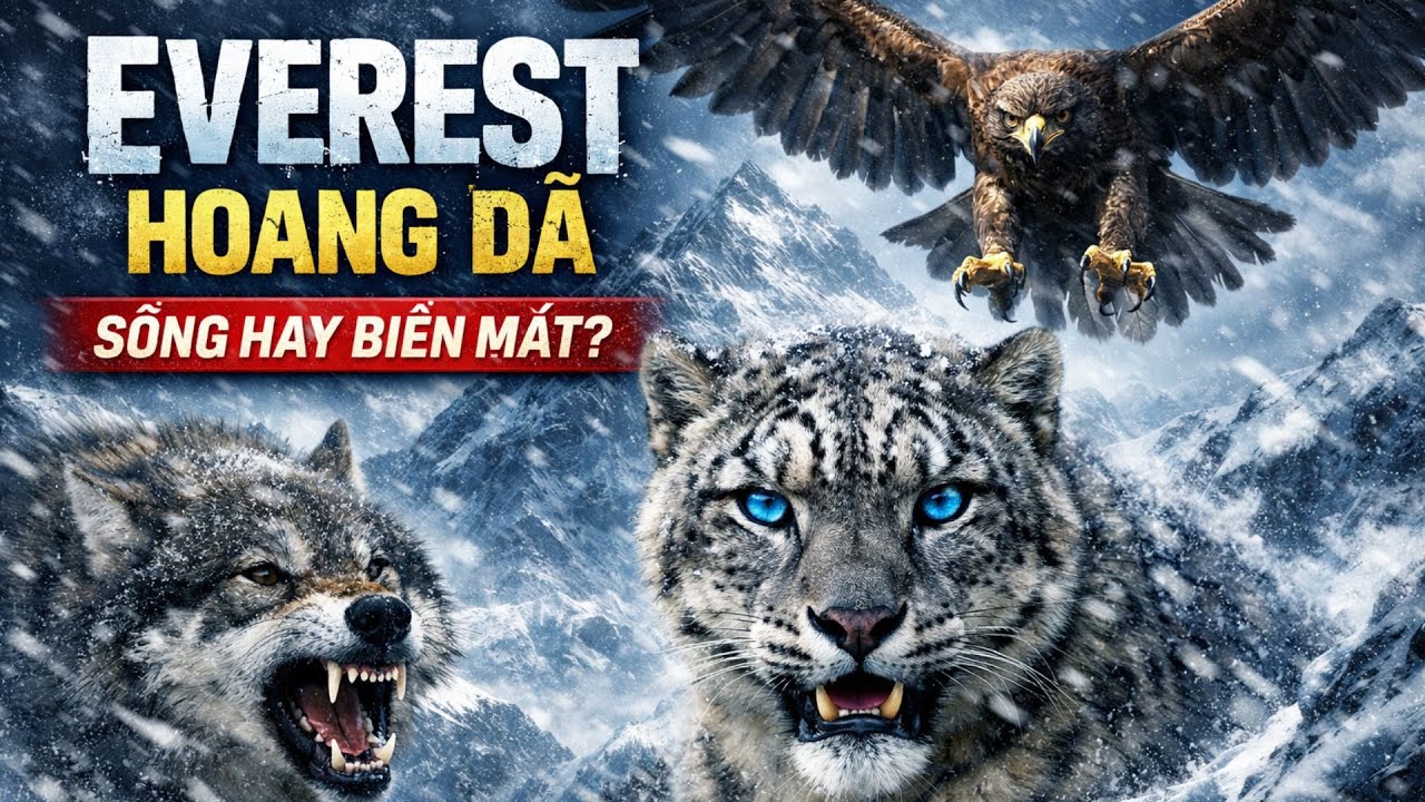 EVEREST HOANG DÃ | Sói Tuyết – Báo Tuyết – Đại Bàng: Cuộc Chiến Sống Còn Trên Đỉnh Trờ