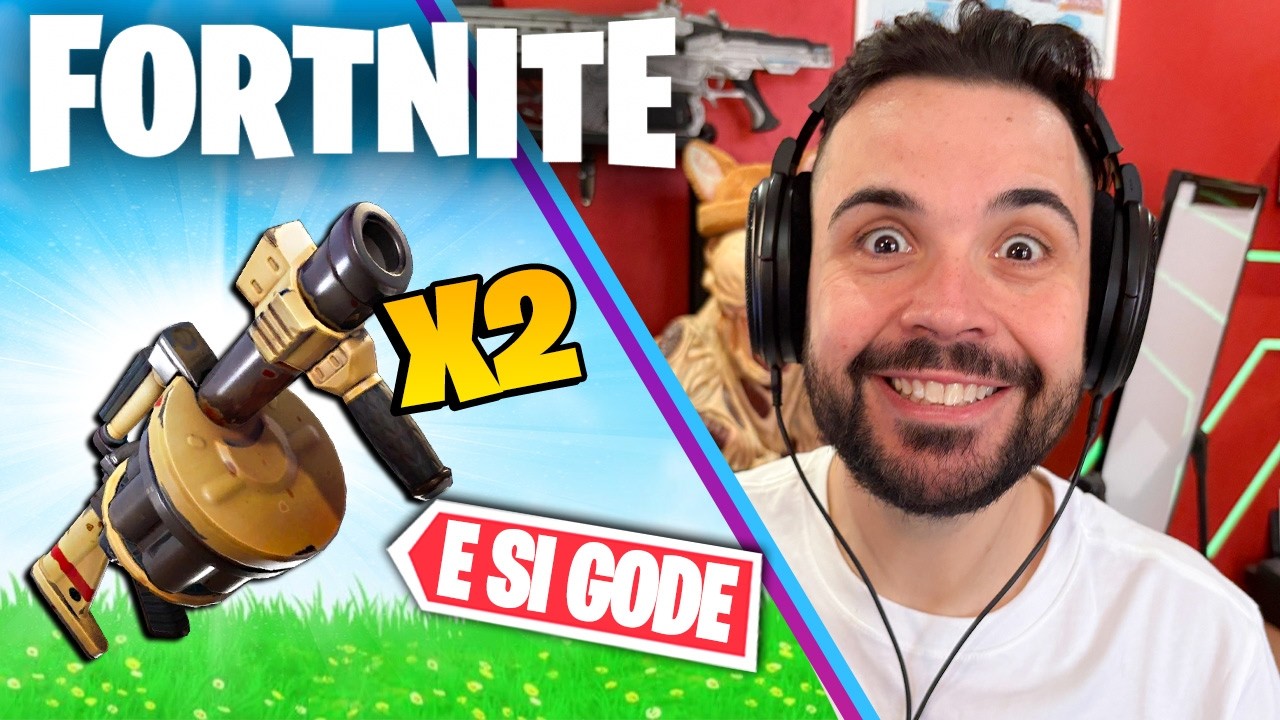 Doppio lancia granate e si GODE! - FORTNITE