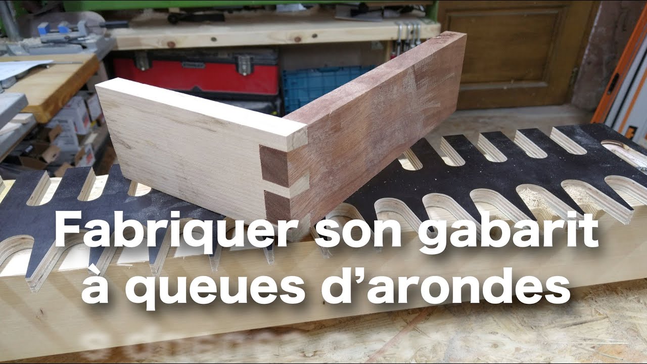 Technique de menuiserie : fabrique ton gabarit à queue d'aronde -avec une défonceuse, et ta cervelle