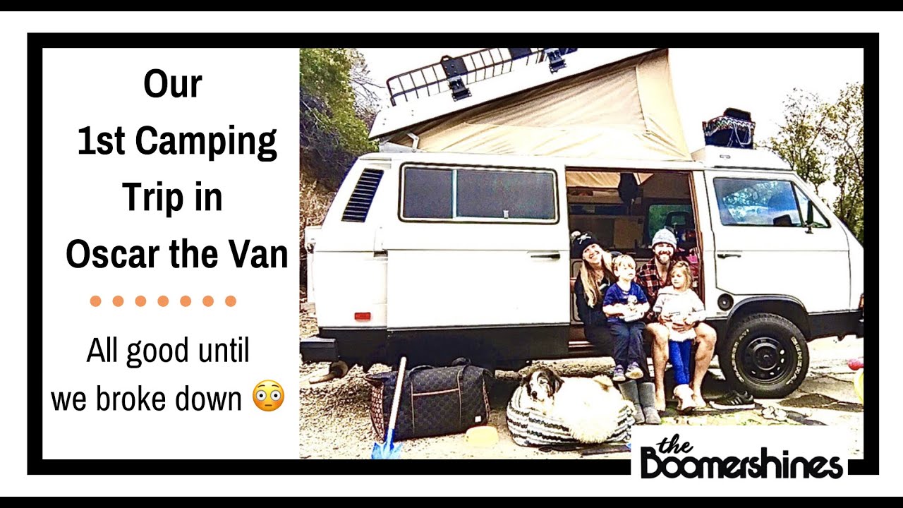 Our 1st Camping Trip in Oscar - our VW Vanagon Westfalia Campervan - Leo Carrillo State Park, Malibu
