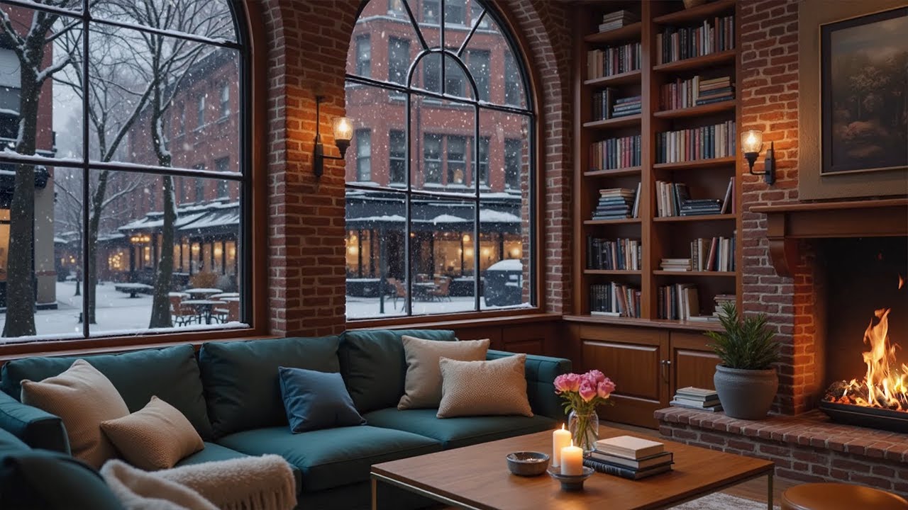 Winter Cafe Jazz Ambience for Studying, Working and Relaxing