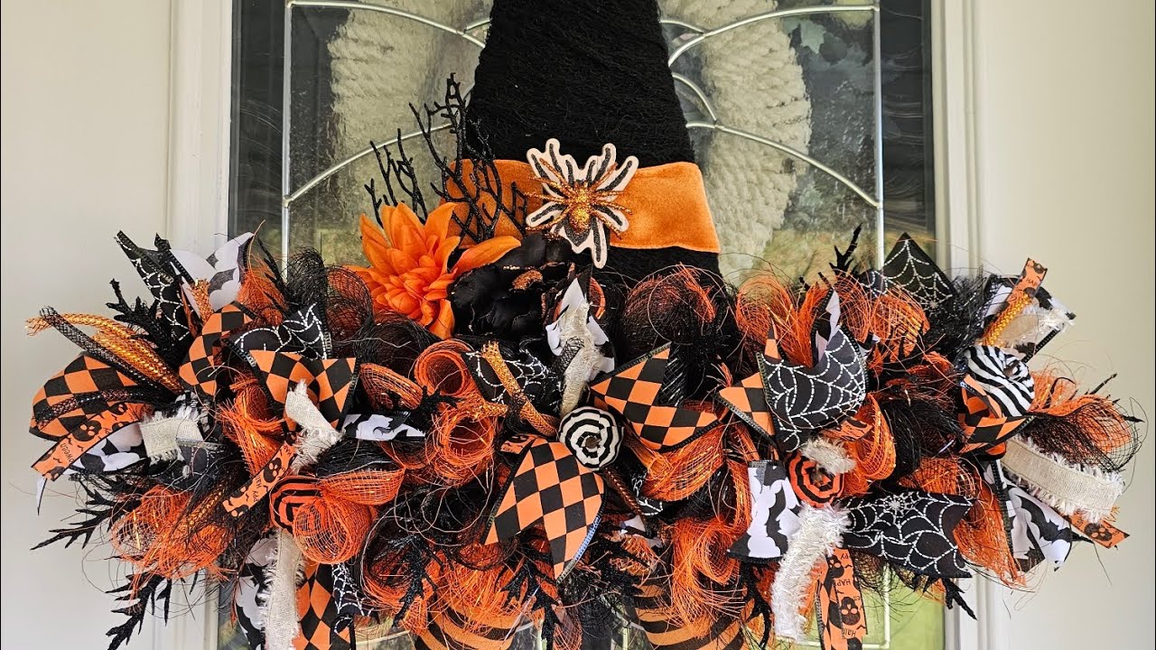 Dollar Tree witch wreath