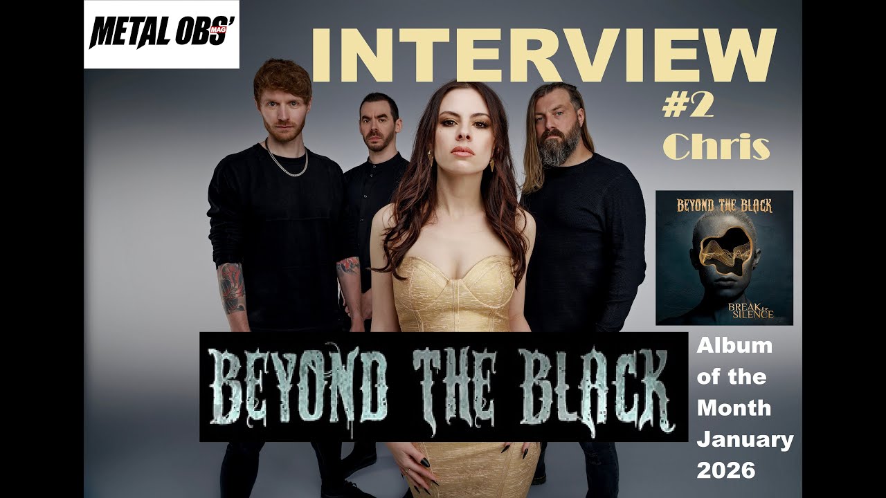 BEYOND THE BLACK interview (modern metal-GER) - Chris Hermsd&ouml;rfer for album Break The Silence (2026)