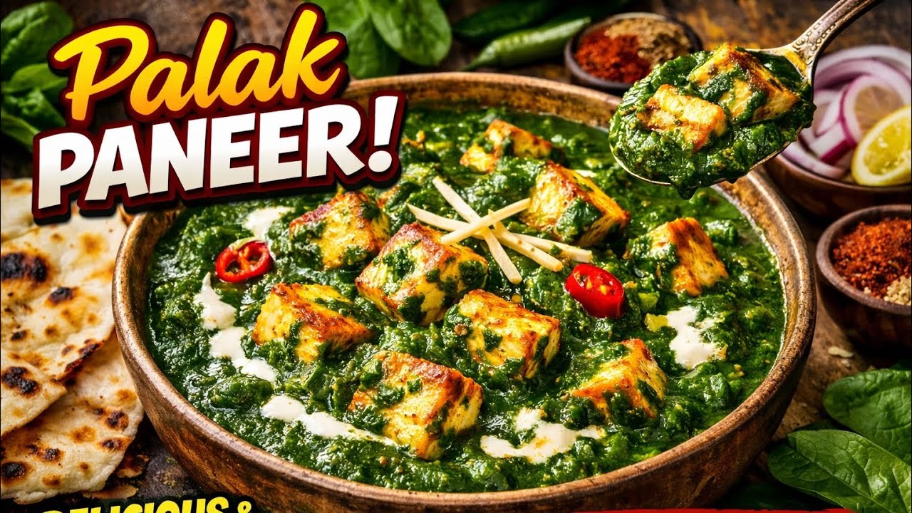 Palak Paneer Banane Ka Sabse Aasan Tarika  Ek Baar Banayenge Toh Baar Baar Banayenge