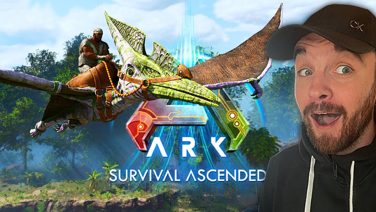 Flying In Ark Survival: впервые вознесся! (Невероятные ощущения) — Первое прохождение — День 7
