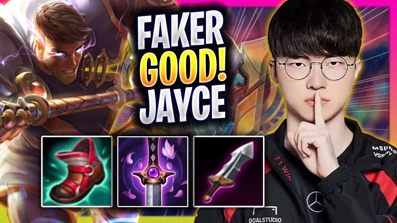 FAKER IS SO GOOD WITH JAYCE! - T1 Faker Plays Jayce MID vs Aurora! | Season 2025