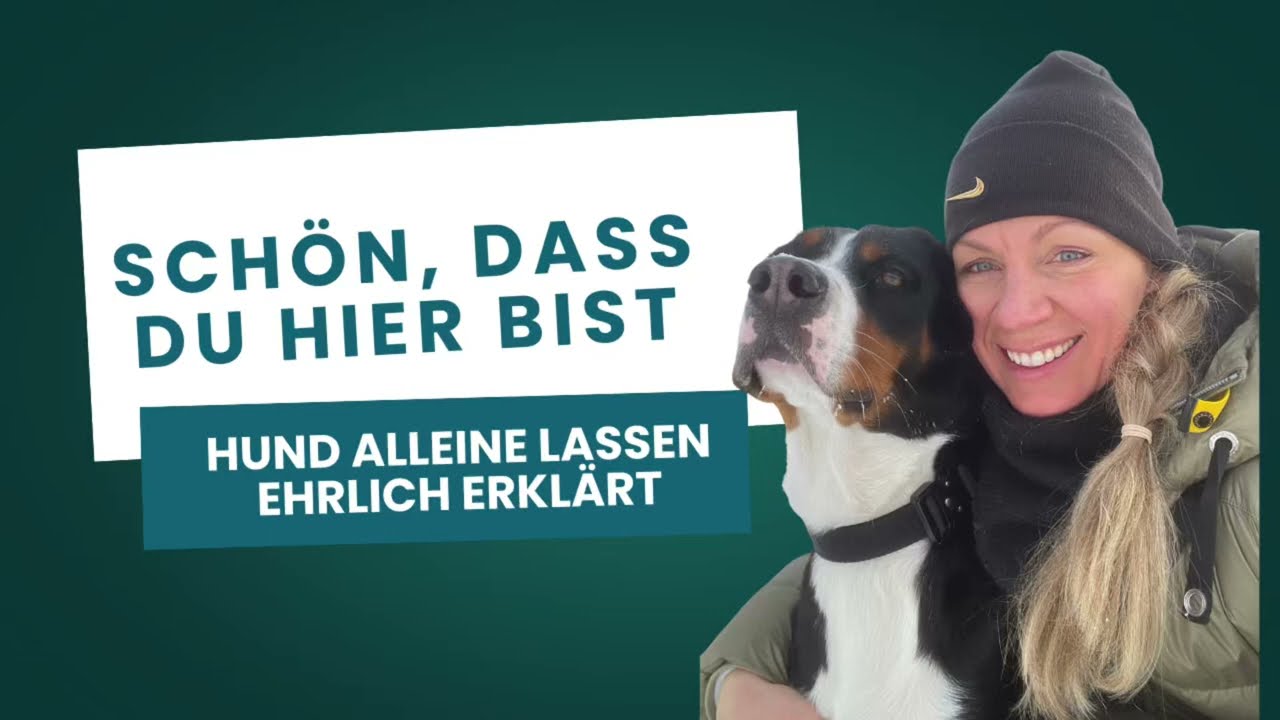 Willkommen auf meinem YouTube-Kanal | Hund alleine lassen ehrlich erklärt