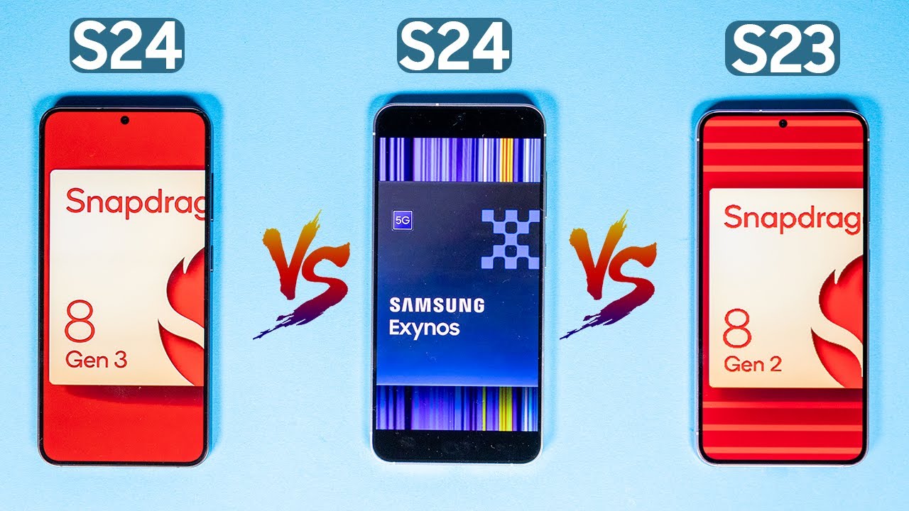 Тест разряда батареи Samsung S23 против S24 Exynos против S24 Snapdragon