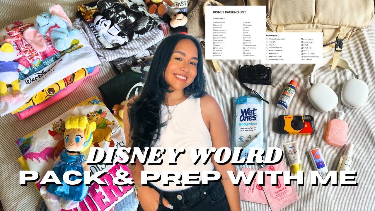 PACK WITH ME FOR WALT DISNEY WORLD & Packing Tips ✨
