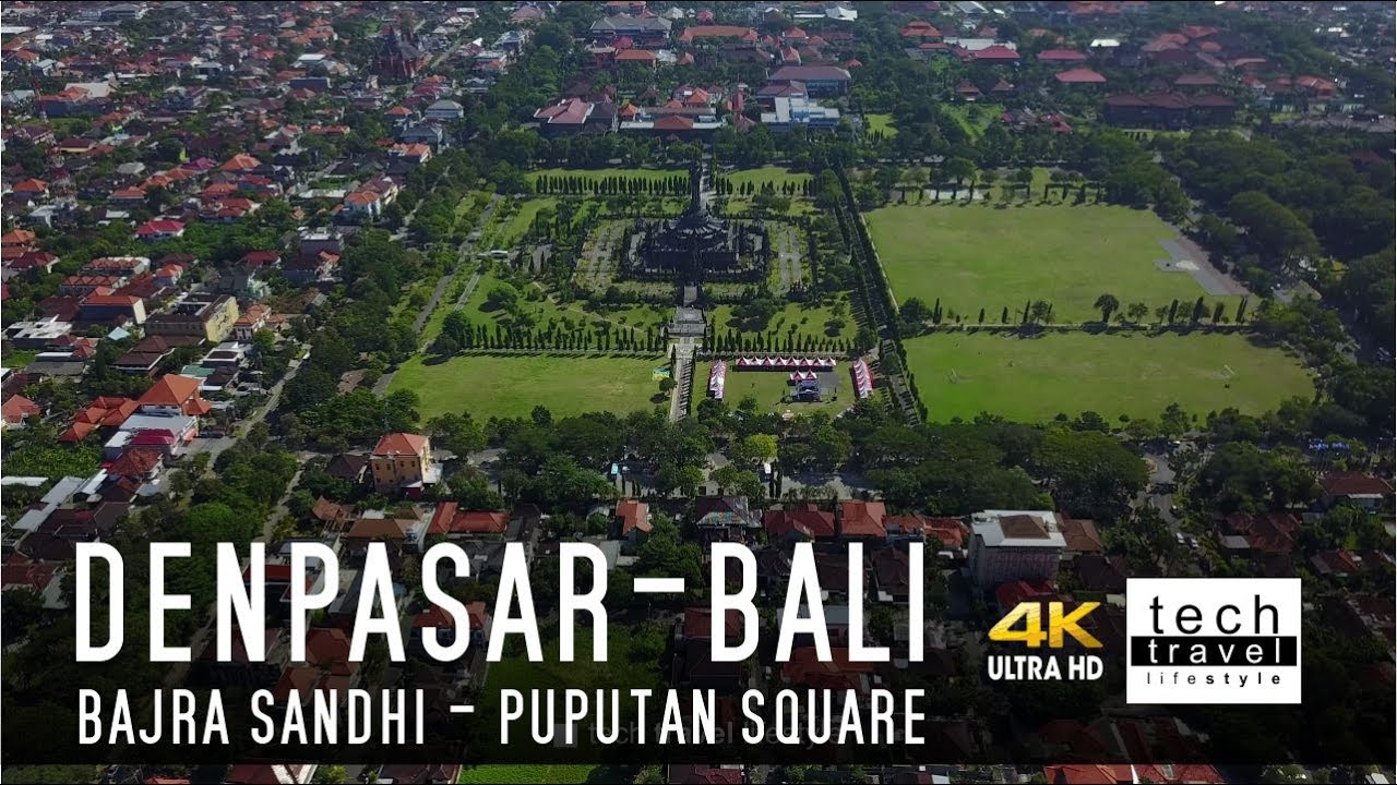 [4K] Bajra Sandhi Monument - Puputan Square - Denpasar - Bali