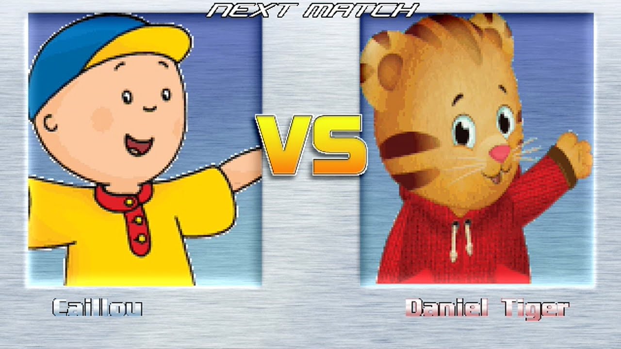 M.U.G.E.N BATTLES | Caillou vs Daniel Tiger | Caillou vs Daniel Tiger's Neighborhood